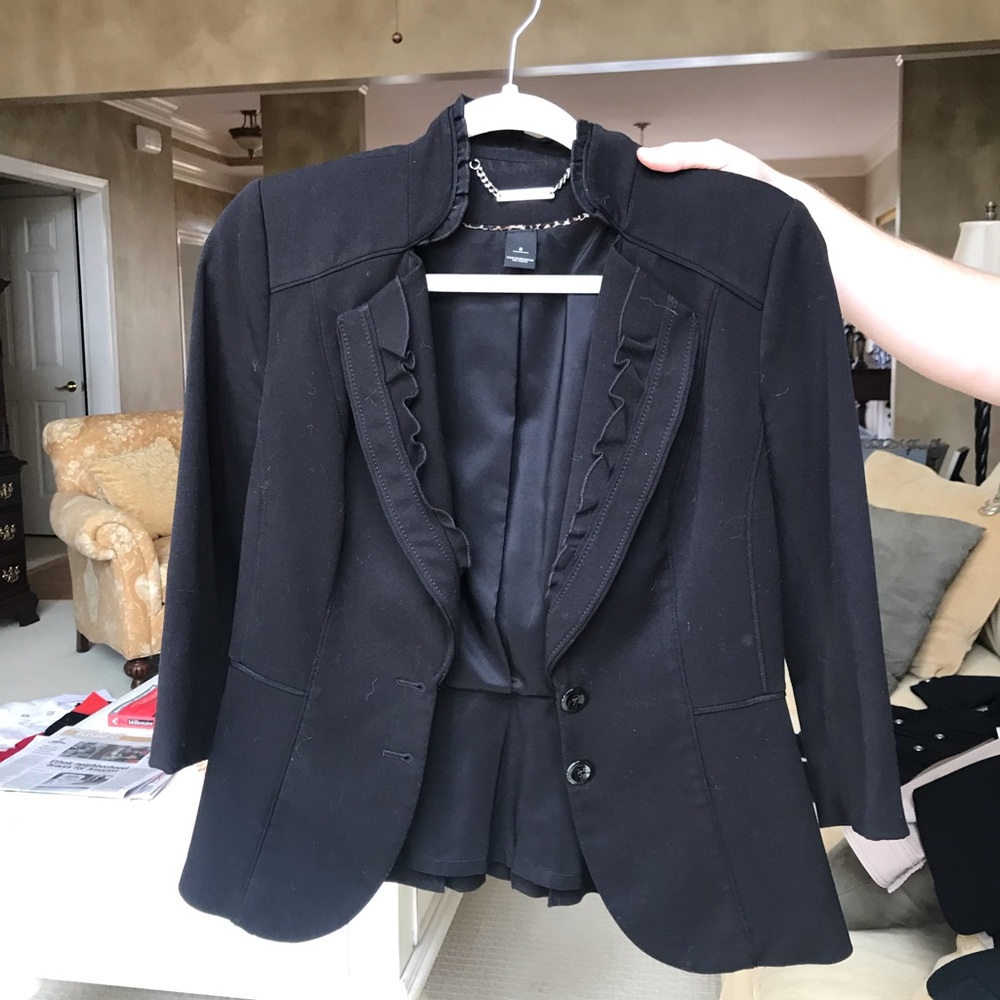 White House Black Market Black Blazer